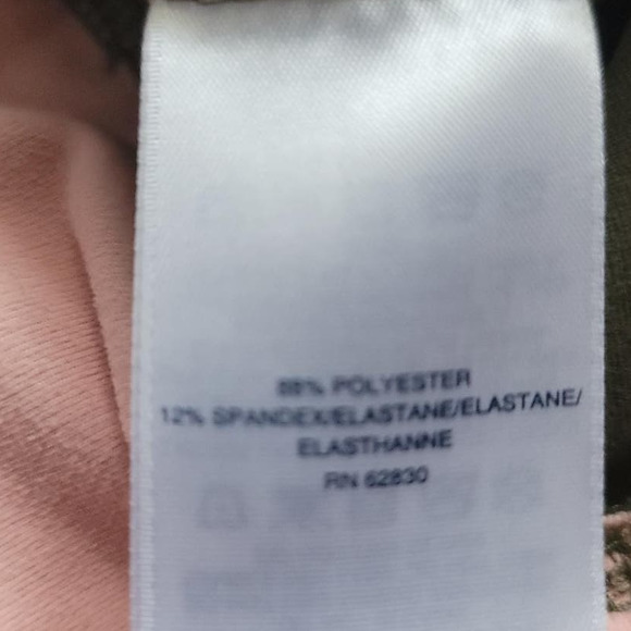 Land's End Leggings Olive size 4-6 with pockets - Picture 9 of 9